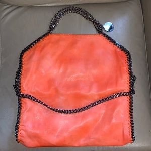 Authentic Stella McCartney coral/salmon colour bag